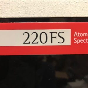 Atomic Absorbtion Spectrophotometer, Varian 220 sequential