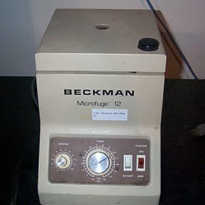 Centrifuge, Benchtop Model, Beckman Microfuge 12