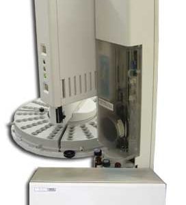 GC Autosampler, Hewlett Packard,7673A..Includes tower, sample tray, controller, mounting bracket, cables and cords.
