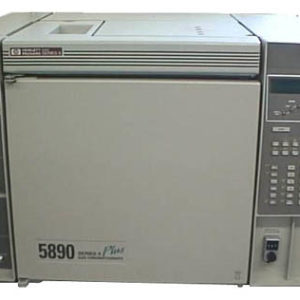 Gas Chromatograph, Hewlett Packard 5890 Series II Plus, Dual injectors and dual detectors with EPC