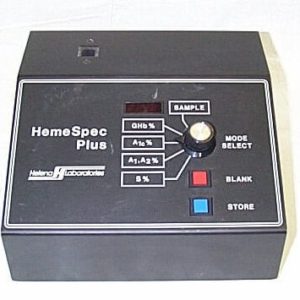 Spectrophotometer, Helena, Model Heme Spec Plus 1103