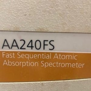 Atomic Absorbtion Spectrophotometer, Varian 240FS