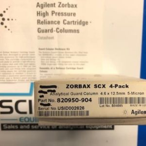 ZORBAX SCX 300Å SCX, 5 µm, 4.6 x 12.5 mm guard cartridge (ZGC), 4/pk PT# 820950-904