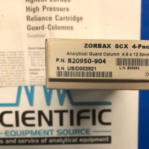 ZORBAX SCX 300Å SCX, 5 µm, 4.6 x 12.5 mm guard cartridge (ZGC), 4/pk PT# 820950-904