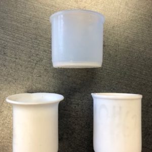 PTFE Digestor (Digestion) Beaker, cup with spout 50ml, Used