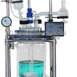 10L Ai Fully Customizable Single/Dual Jacketed Glass Reactor, New