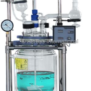 20L Ai Fully Customizable Single/Dual Jacketed Glass Reactor, New