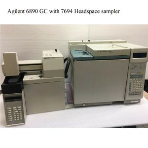 GC-FID-HS, Agilent 6890 with 7694 system for Terpenes analysis, Refurbished.