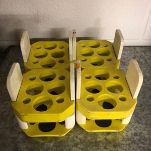 Centrifuge Adapter, Beckman, yellow 4 place adapters for I-97 buckets**Refurbished