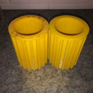 Centrifuge Adapter, Sorvall 443, yellow converts down to 250ml** Refurbished