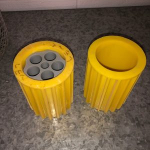 Centrifuge Adapter, Sorvall 443, yellow converts down to 250ml** Refurbished